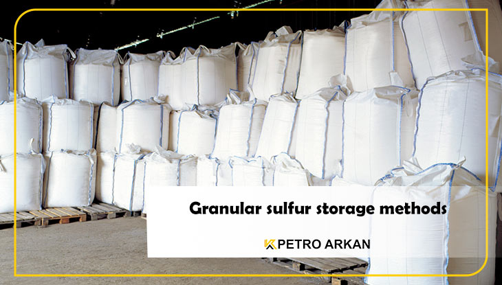 Granular sulfur storage methods