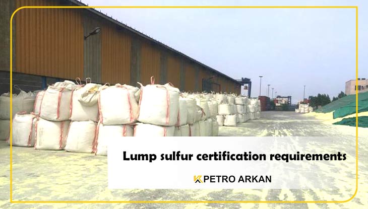 Lump sulfur certification requirements