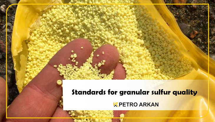 Granular sulfur certification requirements